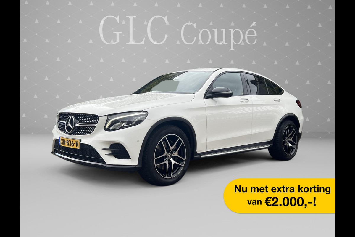 Mercedes-Benz GLC Coupé 250 4MATIC Edition 1 AMG 9G Aut- Navi I Xenon Led I Leer Alcantara I Camera I Treeplanken I 88 dkm !