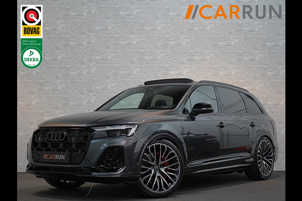 Audi Q7 60 TFSI e Competition | Nieuw! | 360 View | RS-Stoelen | Panorama | ACC | Laser-LED | B&O Sound | 23'' | Head-Up | Memory | Trekhaak | Keyless-Entry | Stuurwiel verwarming | Stoelverwarming V+A | Autom. Parkeren | Luchtvering | Carplay | Draadloos Laden |