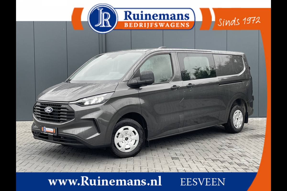 Ford Transit Custom 2.0 TDCI 136 PK AUTOMAAT / DUBBELE CABINE / L2H1 / 2x SCHUIFDEUR / TREKHAAK / DUBBEL CABINE