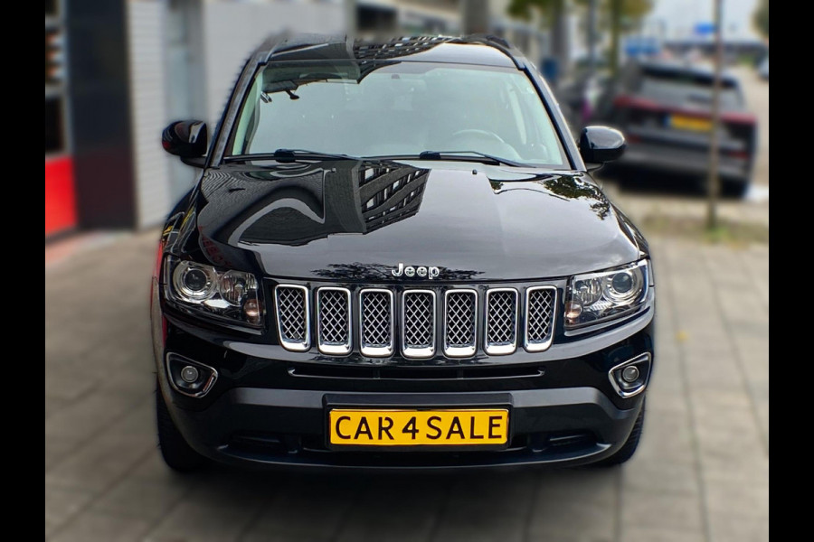 Jeep Compass 2.4 Limited 4WD - AUTOMAAT I Navigatie I Leer I Airco I Sport velgen I Achteruitrij Camera I Trekhaak I Dealer onderh