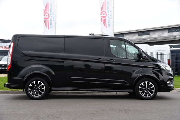 Ford Transit Custom 320 2.0 TDCI L2H1 Sport Camera, Cruise, 185PK, 2 x Schuifdeur, Carplay, Led, Trekhaak, Multimedia, Sensoren, Automaat!