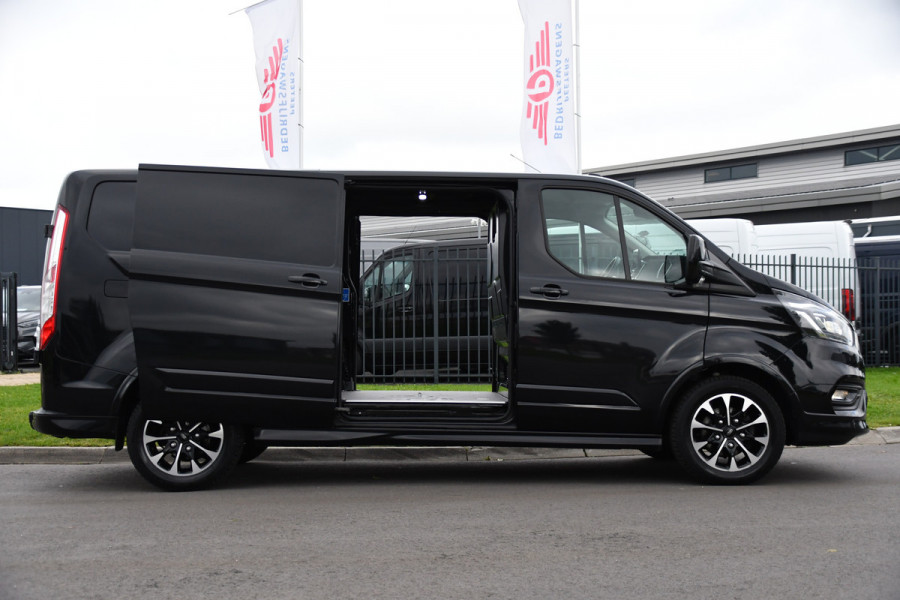 Ford Transit Custom 320 2.0 TDCI L2H1 Sport Camera, Cruise, 185PK, 2 x Schuifdeur, Carplay, Led, Trekhaak, Multimedia, Sensoren, Automaat!