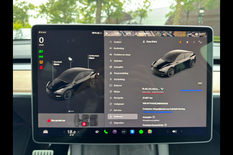 Tesla Model Y Performance AWD 75 kWh | AUTOPILOT | PANO | LEDER | ELEK. STOELEN | RESTERENDE FABR. GARANTIE t/m 09-2026