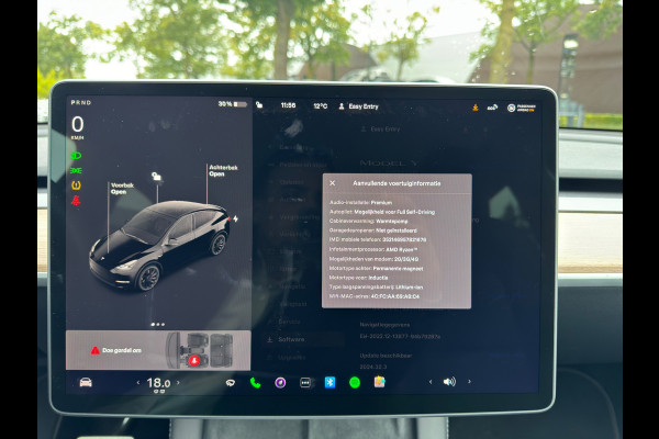 Tesla Model Y Performance AWD 75 kWh | AUTOPILOT | PANO | LEDER | ELEK. STOELEN | RESTERENDE FABR. GARANTIE t/m 09-2026