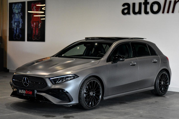 Mercedes-Benz A-Klasse 180 AMG Night ed. Pano, Keyless, Dodeh, Camera, Sfeer!