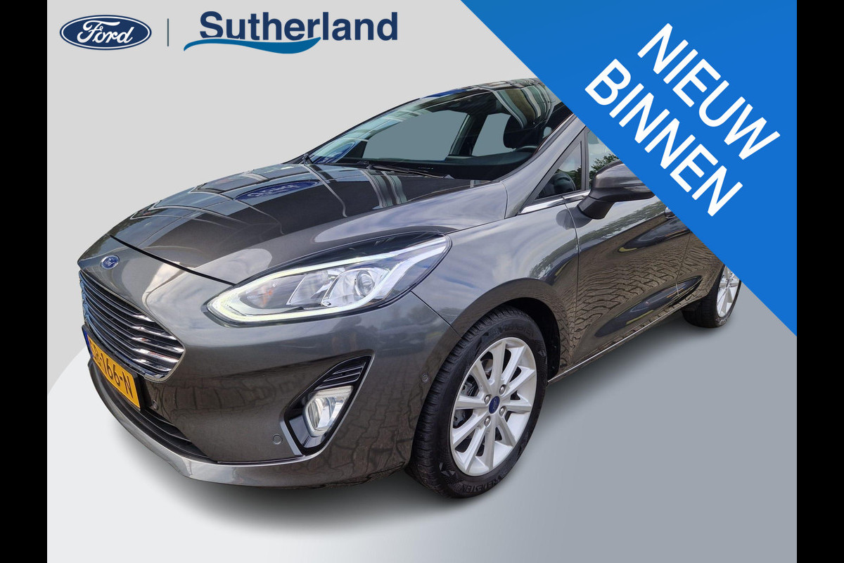 Ford Fiesta 1.0 EcoBoost Titanium | Stoel + Stuurverwarming | Camera | Climate Control | Navigatie |