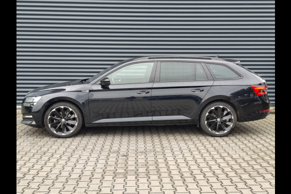 Škoda Superb Combi 1.4 TSI iV Sportline Business Plug in Hybrid PHEV | Lederen Alcantara Sportstoelen Memory | Adaptive Cruise | Crystal LED | Apple Carplay | Navigatie |