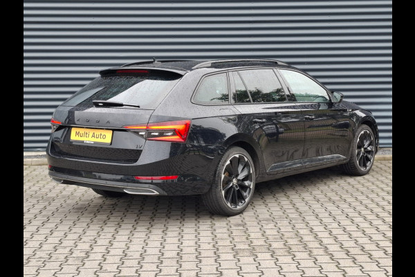 Škoda Superb Combi 1.4 TSI iV Sportline Business Plug in Hybrid PHEV | Lederen Alcantara Sportstoelen Memory | Adaptive Cruise | Crystal LED | Apple Carplay | Navigatie |