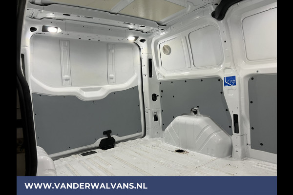 Ford Transit Custom 2.0 TDCI 131pk L1H1 Euro6 Airco | Camera | Navigatie | Apple Carplay LED, Cruisecontrol, 2500kg Trekhaak, Parkeersensoren, Stoelverwarming, Verwarmde voorruit, Dakdragers, Bijrijdersbank, Achterklep