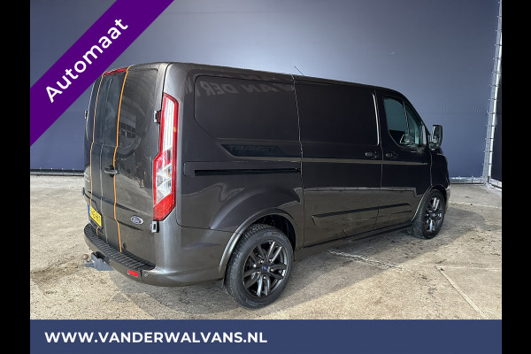 Ford Transit Custom 2.0 TDCI 185pk Automaat L1H1 Sport Euro6 Airco | Camera | Navigatie | LM Velgen Apple Carplay, Android Auto, Trekhaak, LED, Adaptieve Cruisecontrol, Parkeersensoren, Stoelverwarming, Verwarmde voorruit, Bijrijdersbank