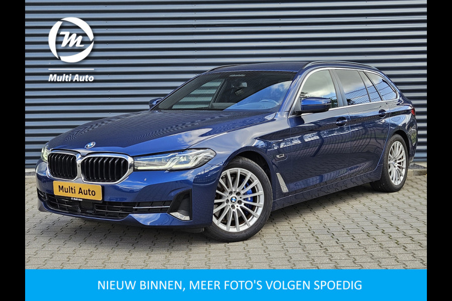 BMW 5 Serie Touring 530e xDrive Sportline Plug In Hybrid PHEV | Adaptive Cruise | Laser LED | 360 Camera | Head Up | Lederen Sportstoelen | Adaptief Onderstel |