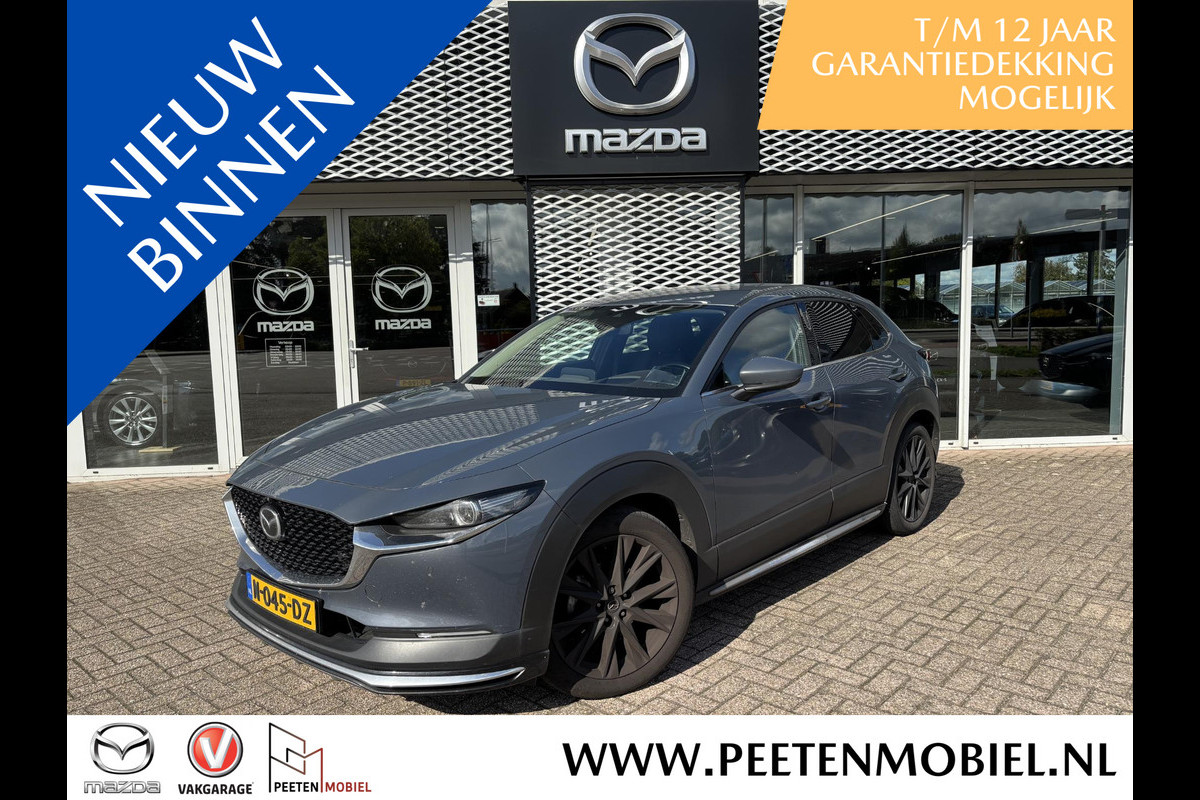 Mazda CX-30 2.0 e-SkyActiv-X M Hybrid Luxury IAS AUTOMAAT | 360 CAMERA | AERO PAKKET | AFNEEMBARE TERKHAAK | DEALERONDERHOUDEN | NL AUTO |