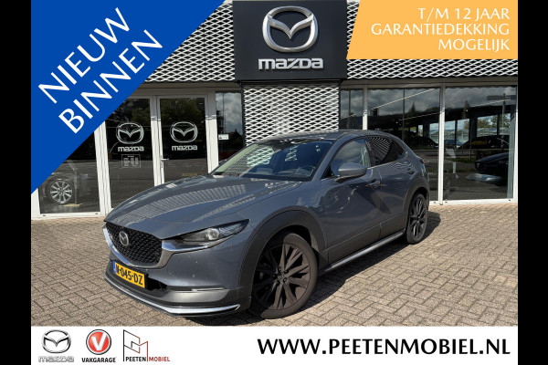 Mazda CX-30 2.0 e-SkyActiv-X M Hybrid Luxury IAS AUTOMAAT | 360 CAMERA | AERO PAKKET | AFNEEMBARE TERKHAAK | DEALERONDERHOUDEN | NL AUTO |