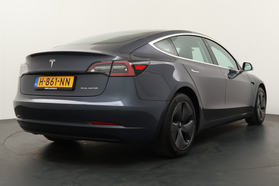 Tesla Model 3 BWJ 2020 351PK Long Range 75 kWh | AWD | LEER | CLIMA | CAMERA A | CARPLAY | NAVI | CRUISE | AUTOPILOOT