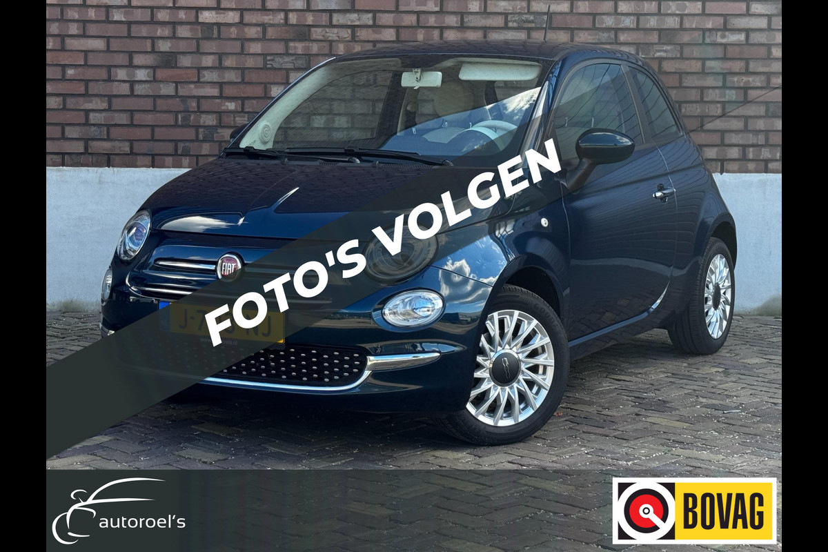 Fiat 500 1.0 Hybrid Lounge / Navigatie by App / Cruise control / Airco / NED-500 / 1e Eigenaar