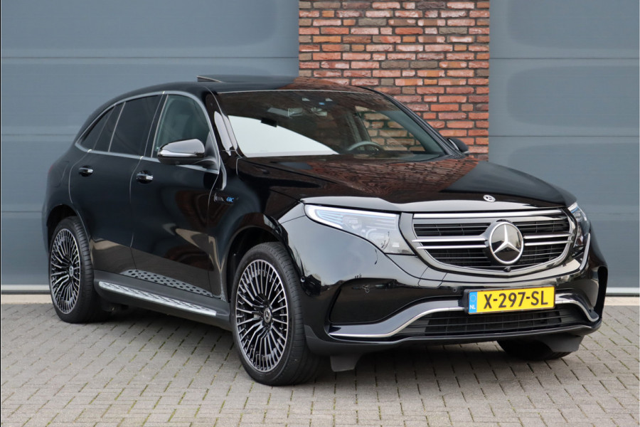 Mercedes-Benz EQC 400 4MATIC AMG Line 80 kWh | ex BTW € 47.500,- | Schuifdak | Surround Camera | Keyless Go | Trekhaak | Stoelverwarming V+A | Advanced Sound System | Luchtkwaliteitspakket |