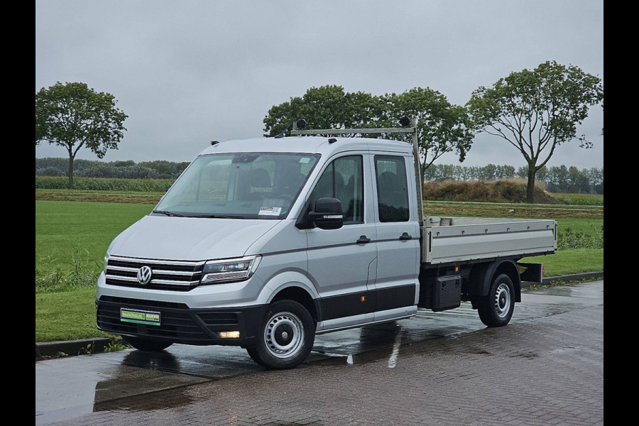 Volkswagen Crafter 30 2.0 TDI L3H2 Open Laadbak, 3.5t Trekhaak, LED, Dubbele Cabine, Navi, Airco, Euro6!