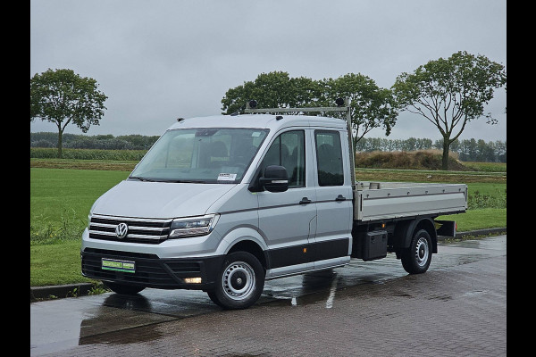 Volkswagen Crafter 30 2.0 TDI L3H2 Open Laadbak, 3.5t Trekhaak, LED, Dubbele Cabine, Navi, Airco, Euro6!