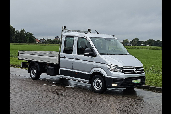 Volkswagen Crafter 30 2.0 TDI L3H2 Open Laadbak, 3.5t Trekhaak, LED, Dubbele Cabine, Navi, Airco, Euro6!