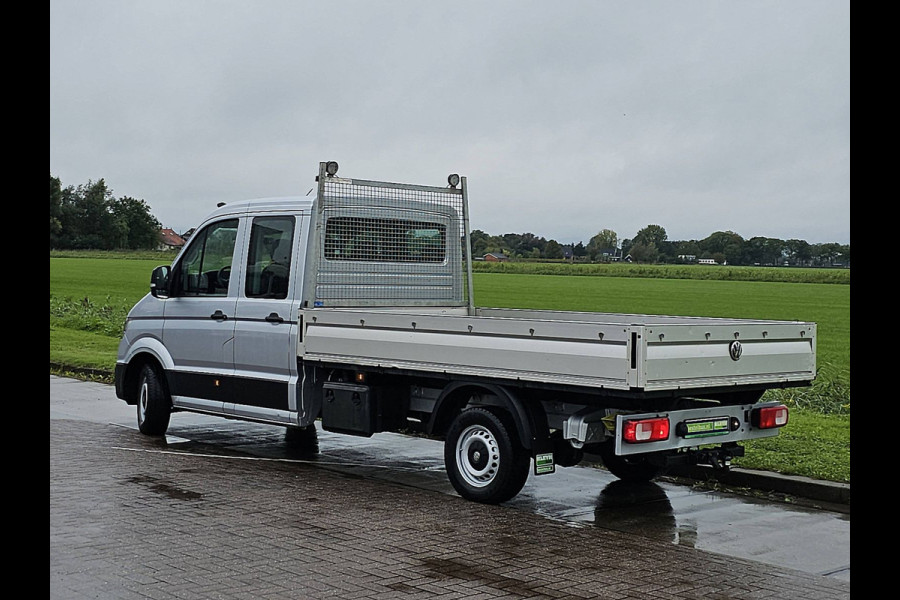 Volkswagen Crafter 30 2.0 TDI L3H2 Open Laadbak, 3.5t Trekhaak, LED, Dubbele Cabine, Navi, Airco, Euro6!