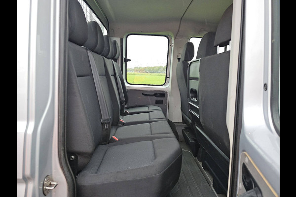 Volkswagen Crafter 30 2.0 TDI L3H2 Open Laadbak, 3.5t Trekhaak, LED, Dubbele Cabine, Navi, Airco, Euro6!