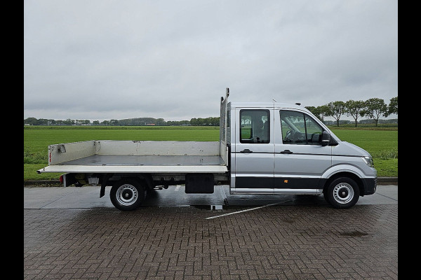 Volkswagen Crafter 30 2.0 TDI L3H2 Open Laadbak, 3.5t Trekhaak, LED, Dubbele Cabine, Navi, Airco, Euro6!