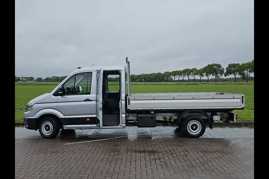 Volkswagen Crafter 30 2.0 TDI L3H2 Open Laadbak, 3.5t Trekhaak, LED, Dubbele Cabine, Navi, Airco, Euro6!