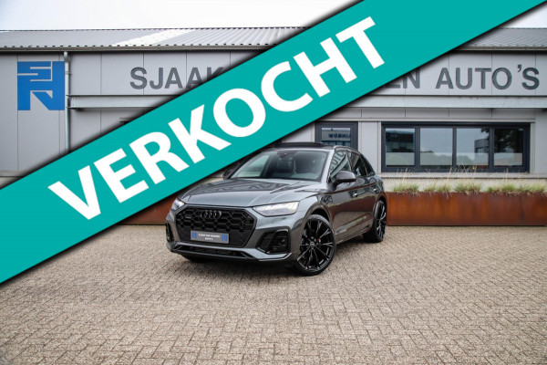 Audi Q5 55 TFSI e Quattro Competition S Edition S-Line 367pk Automaat|Luchtvering|Panoramadak|Virtual Cockpit|OLED Matrix|Trekhaak