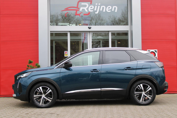 Peugeot 3008 1.6 HYbrid 225PK AUTOMAAT GT PACK | NAVIGATIE | APPLE CARPLAY/ANDROID AUTO | ACHTERUITRIJ CAMERA | FULL LED KOPLAMPEN | DODEHOEK BEWAKING | LICHTMETALEN VELGEN 18" | LANE ASSIST | CLIMATE CONTROL | DAB+ RADIO | ADAPTIVE CRUISE CONTROL |