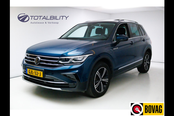 Volkswagen Tiguan 1.4 TSI eHybrid Elegance Exclusive 245 PK Panoramadak, Zwart leer, Elec. klep, Matrix led, Apple Carplay, Navigatie, Camera