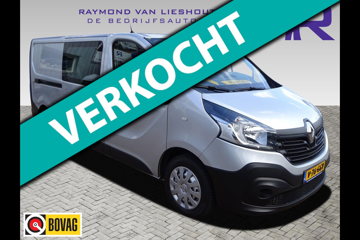 Renault Trafic 1.6 dCi T29 L2H1 DC MARGE AUTO DUBBELE CABINE AIRCO NAVI CRUISE