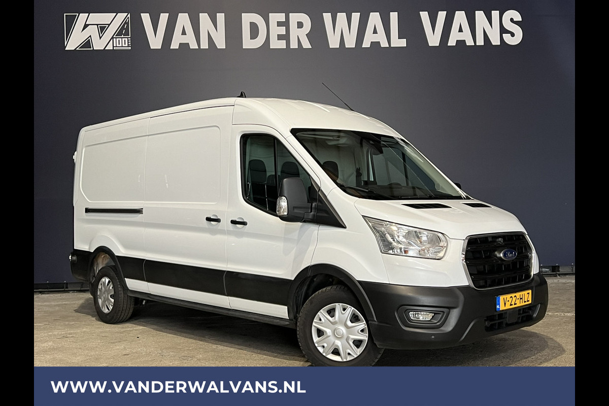 Ford Transit 2.0 TDCI 131pk L3H2 Euro6 Airco | Camera | Navigatie | LED | Cruisecontrol Apple Carplay, Parkeersensoren, verwarmde voorruit, Stoelverwarming, Bijrijdersbank