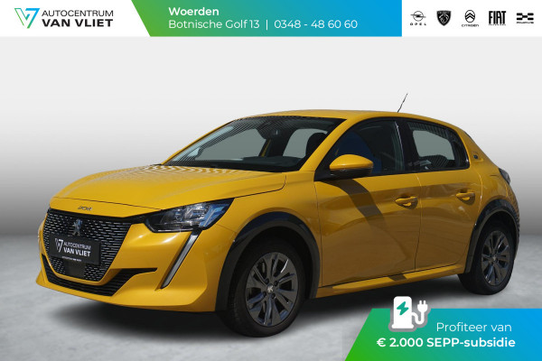 Peugeot e-208 EV Allure 50 kWh 136 Pk | Keyless entry | 180° Camera | Carplay/AndroidAuto | Climate Control | 7,4 kW |