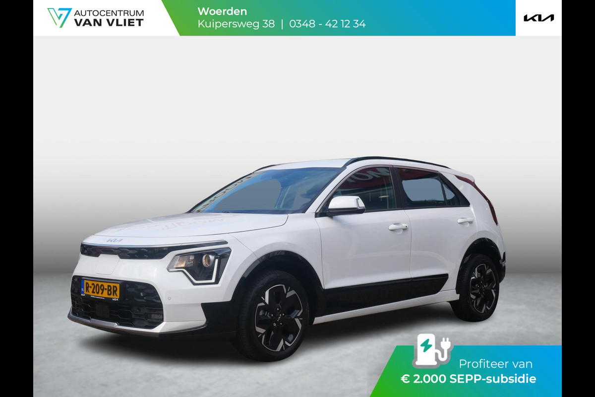 Kia Niro EV DynamicLine 64 kWh | Navi | Carplay | Adapt. Cruise | Camera | PDC | | SEPP Subsidie € 2.000,- beschikbaar