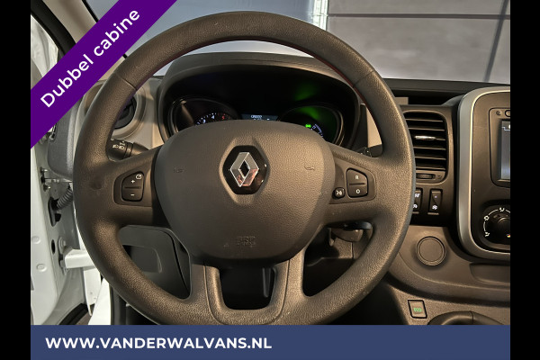 Renault Trafic 1.6 dCi 126pk L2H1 Dubbele Cabine Euro6 Airco | Navigatie | Cruisecontrol | Trekhaak Parkeersensoren, 5-Zits, Dakdragers