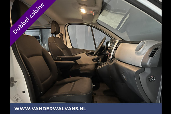 Renault Trafic 1.6 dCi 126pk L2H1 Dubbele Cabine Euro6 Airco | Navigatie | Cruisecontrol | Trekhaak Parkeersensoren, 5-Zits, Dakdragers