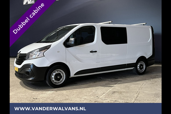 Renault Trafic 1.6 dCi 126pk L2H1 Dubbele Cabine Euro6 Airco | Navigatie | Cruisecontrol | Trekhaak Parkeersensoren, 5-Zits, Dakdragers