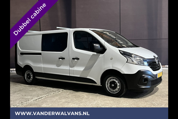 Renault Trafic 1.6 dCi 126pk L2H1 Dubbele Cabine Euro6 Airco | Navigatie | Cruisecontrol | Trekhaak Parkeersensoren, 5-Zits, Dakdragers