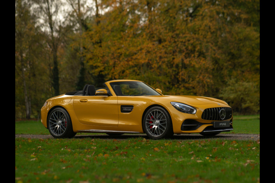 Mercedes-Benz AMG GT Roadster C | Performance seats | Carbon interieur | Stoelkoeling | Camera | Solarbeam Yellow