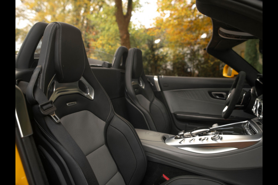 Mercedes-Benz AMG GT Roadster C | Performance seats | Carbon interieur | Stoelkoeling | Camera | Solarbeam Yellow