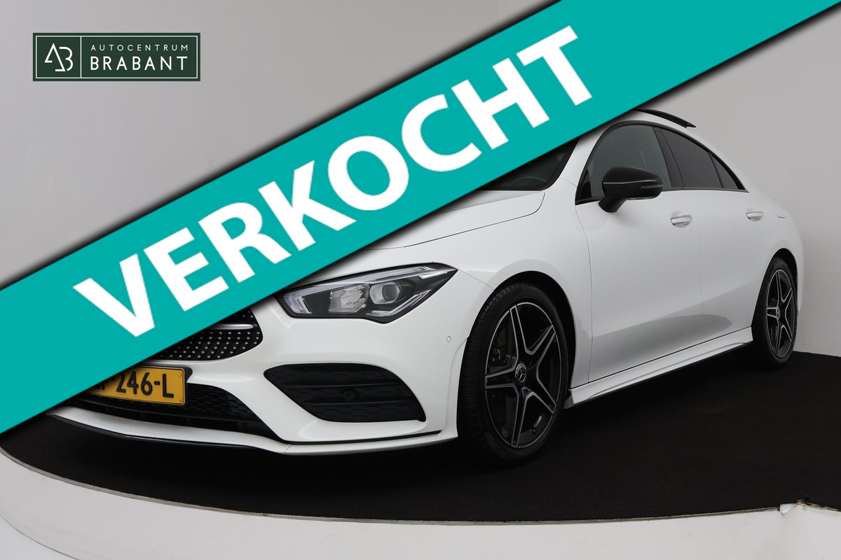 Mercedes-Benz CLA-Klasse 200 Business Solution AMG Automaat (SFEERVERLICHTING, PANO, CRUISE, NAVI, PDC, NL-AUTO, GOED ONDERHOUDEN)