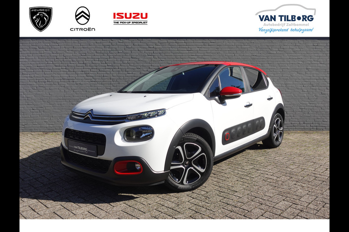 Citroën C3 1.2 PureTech Shine | AUTOMAAT | NAV | CLIMA | DODEHOEK | LAGE KM!!