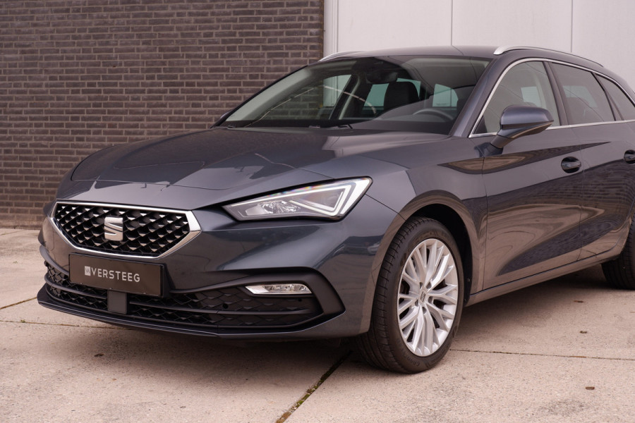 Seat Leon Sportstourer 1.5 eTSI Xcellence | LED | Keyless | Navi | Camera | Carplay | Climate | Adap. Cruise