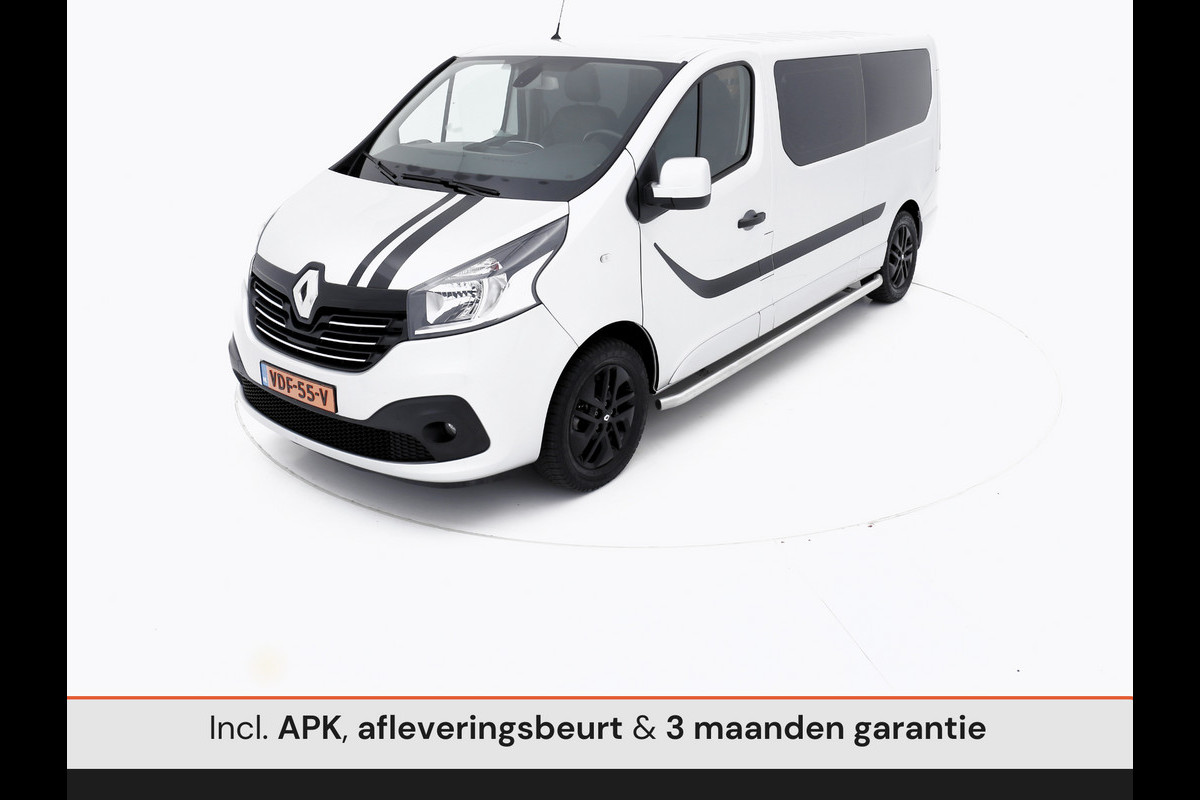 Renault Trafic 1.6 dCi L2H1 silver black editon dubbele cabine navi airco cruise leder