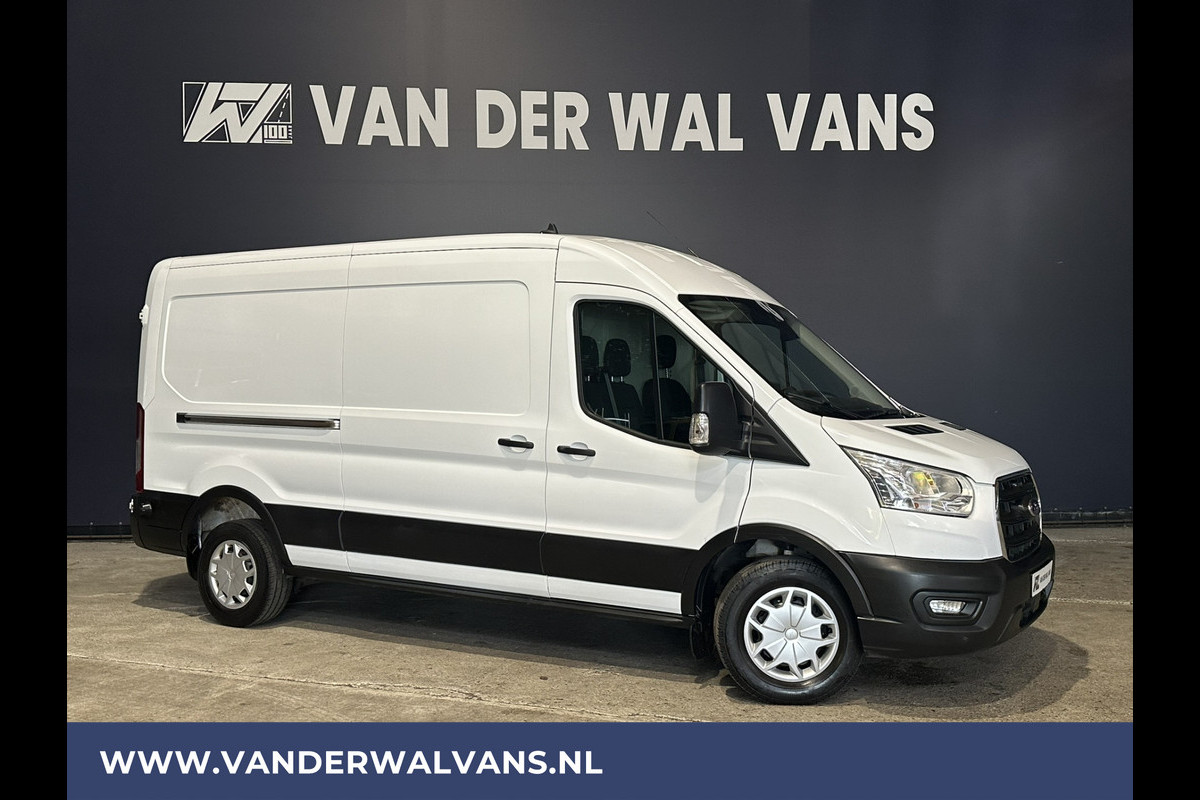 Ford Transit 2.0 TDCI 131pk L3H2 Euro6 Airco | Navigatie | Camera | Cruisecontrol Apple Carplay, Android Auto, Stoelverwarming, verwarmde voorruit, Parkeersensoren, Bijrijdersbank