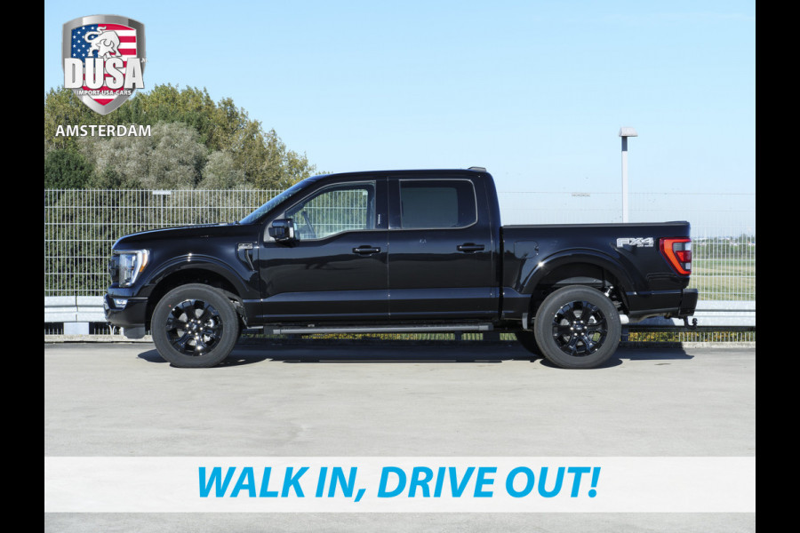 Ford USA F-150 5.0 V8 | SuperCrew Lariat FX4 | Black Edition 360 Camera | Pano | Black Edition Meerprijs extra opties / Accessoires - Deksel, Backflip, Fenders, wraps, Stripings etc