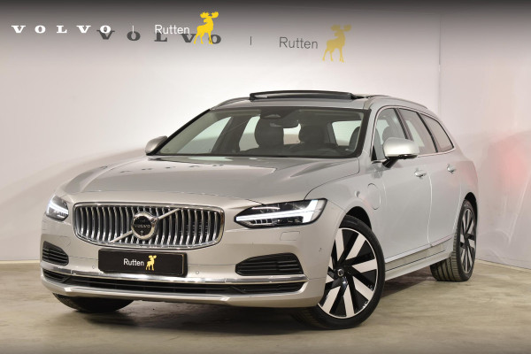 Volvo V90 T6 350PK Longe Range AWD Ultimate Bright / Head Up Display / 360 Camera / Panorama Schuif-Kanteldak / Bowers & Wilkins Audio / Stoel Koel-Verwarming / Trekhaak /