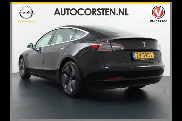 Tesla Model 3 SR+60kWh 325PK AutoPilot FSD.vb Leer PanoDak Adaptive cruise 18" Camera's Elektr.-Stuur+Stoelen+Spiegels+Geheugen+Easy-Entry+Ver Ecc Navigatiesysteem full map LED-a+v Comfortstoel(en) ACC Dual-ECC DAB Voorverwarmen interieur via App Keyless via Telefoonsleutel One-Pedal-Drive Origin. NLse auto !