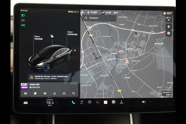 Tesla Model 3 SR+60kWh 325PK AutoPilot FSD.vb Leer PanoDak Adaptive cruise 18" Camera's Elektr.-Stuur+Stoelen+Spiegels+Geheugen+Easy-Entry+Ver Ecc Navigatiesysteem full map LED-a+v Comfortstoel(en) ACC Dual-ECC DAB Voorverwarmen interieur via App Keyless via Telefoonsleutel One-Pedal-Drive Origin. NLse auto !