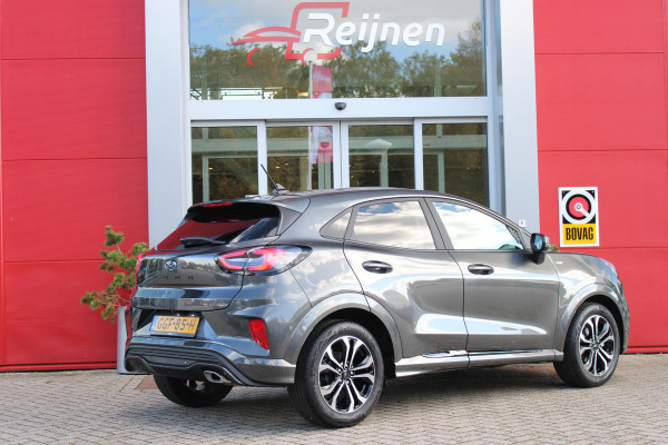 Ford Puma 1.0 EcoBoost Hybrid AUTOMAAT ST-LINE | ACHTERUITRIJ CAMERA | PARKEER SENSOREN VOOR EN ACHTER | FULL LED KOPLAMPEN | WINTER PACK: STOEL/STUUR/VOORRUIT VERWARMING | AUTOMATISCH INPARKEREN | LICHTMETALEN VELGEN 17" | LANE ASSIST | VERKEERSBORDEN HERKENNING | CLIMATE CONTROL | DRAADLOZE TELEFOONLADER |